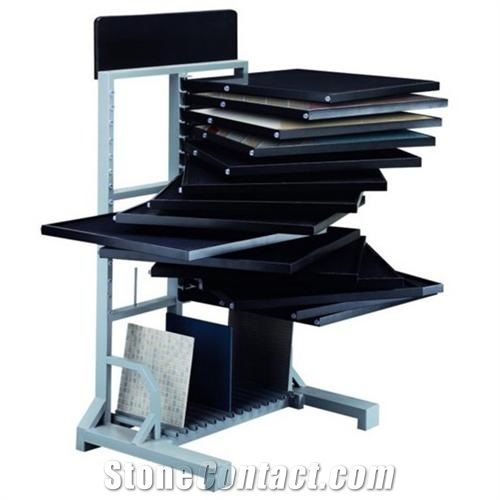 Metal Display Stand Marble Displays Black-Granite Display Stands Slab Display Racks Mosaic Tile Displays Slate Racks Basalt Stands Marble Display