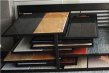 Metal Display Stand Racks for Stone Tile Marble Mozaic Onyx Limestones Ceramics Granites Showroom Xiamen China