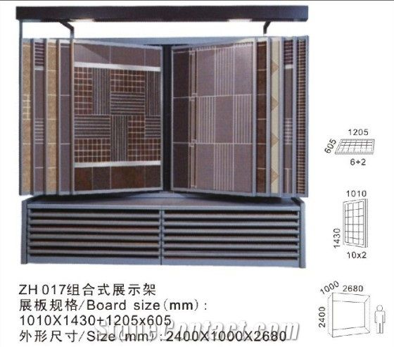 Metal Display Stand Racks for Stone Tile Marble Mozaic Onyx Limestones Ceramics Granites Showroom Xiamen China