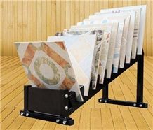 Metal Display Stand Racks for Stone Tile Marble Mozaic Onyx Limestones Ceramics Granites Showroom Xiamen China