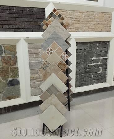Metal Display Stand Racks for Stone Tile Marble Mozaic Onyx Limestones Ceramics Granites Showroom Xiamen China