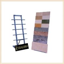 Metal Display Waterfall Stands for Loose Mosaic Tiles Showroom Stone Marble Ceramic from China