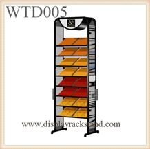 Metal Displays for Tile Marble Granite for Fair Storage Racks for Granite Slab Warehouse Flooring Tower for Quartz Mosaic Tile Display Stands