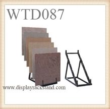 Metal Displays for Tile Marble Granite for Showroom Fair Rail Racks for Marble Slab Warehouse Storage Flooring Tower for Quartz Mosaic Tile Display