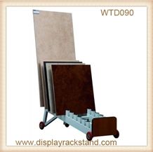 Metal Displays for Tile Marble Granite for Showroom Rail Racks for Granite Slab Warehouse Storage Flooring Tower for Quartz Mosaic Tile Display Stands