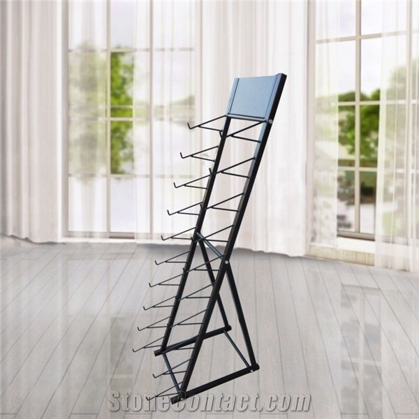 Metal Displays for Tile Marble Granite Slab Warehosue Storage Racks Flooring Tower Quartz Displays Page Displays for Hardwood Showroom Display