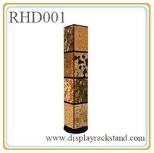 Metal Displays for Tile Marble Granite Slab Warehosue Storage Racks Flooring Tower Quartz Displays Page Spinning Displays for Hardwood Floorings
