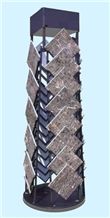 Rotating Tile/Carpet/Granite/Marble/Onyx/Limestone/Travertine/Quartz/Basalt/Stone/Hardwood/Marble Slabs Display Rack Showroom Stand Xiamen China