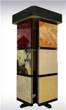 Spinning Ceramic Tile Stand Metal Display Racks a Frame Granite Racks Grey-Marble Stands Limestone Displays Tile Displays Black-Granite China