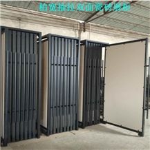 Surface Limestone Tilesportable Display Case Black Stone Display Rack China Stone Display Rack China Display Stand Rack