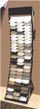 Tile/Carpet/Granite/Marble/Onyx/Limestone/Travertine/Quartz/Basalt/Stone/Hardwood/Marble Slabs Display Rack Showroom Stand Xiamen China