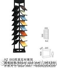 Two Sides Tlie Dsiaplay Rack Metal Display Racks a Frame Granite Racks Grey-Marble Stands Limestone Displays Tile Displays Xiamen Chian