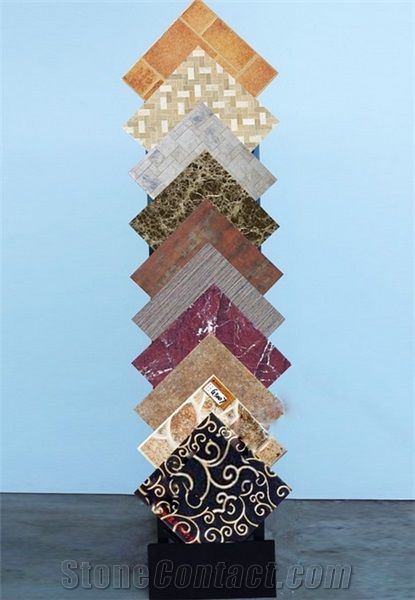 Waterfall Display Stand Stone Sample Display Racks Ceramic Tile Stand Marble Stands Onyx Display Racks Boards Granite Stands Xiamen China