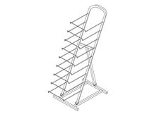 Waterfall Displays Racks for Tile Marble Granite Slab Storage Racks for Granite Slab Warehouse Flooring Tower for Quartz Mosaic Tile Display Stands