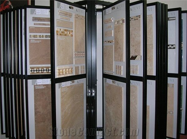 Waterfall Displays Racks for Tile Marble Granite Storage Racks for Granite Slab Warehouse Flooring Tower Stands for Quartz Mosaic Tile Display Stands