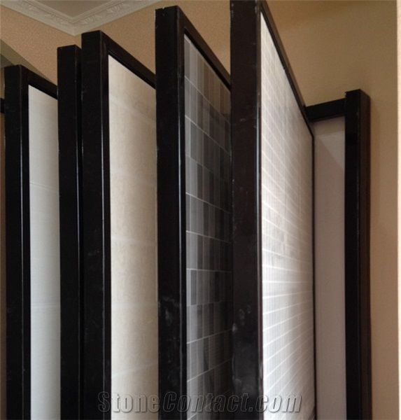 Wing Display Stand Waterfall Display Stand Stone Sample Display Racks Ceramic Tile Stand Marble Stands Onyx Display Granite Stands Xiamen China