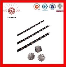 37 Beads / Meter Diamond Cutting Tools ,Granite Quarrying ,Block Quarrying ,Marble Quarrying ,Profiling