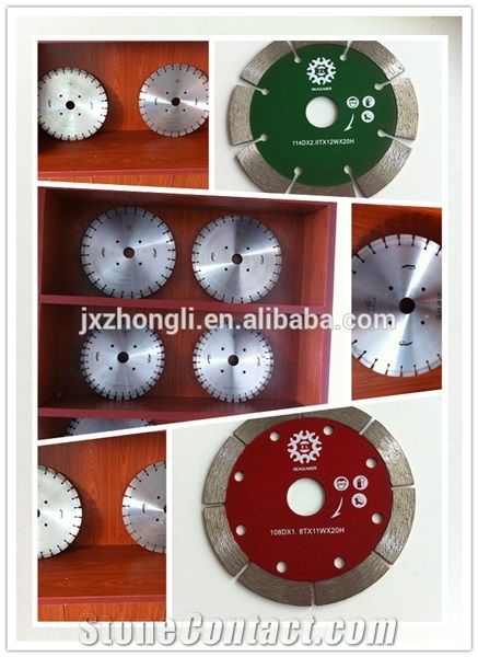 4 Inches Diamond Circular Saw Turbo Blade for Granite Cutting