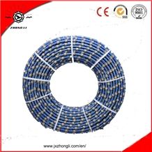 Dia 10.5mm, 11.0mm, 11.5mm, Sintered and Electroplated Diamond Wire Saw, Quarrying, Block Cutting, Profiling, for Granite, Marble, Sandstone,Lavastone