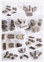 Diamond Segments for Single Blade and Multi Blades Cutting on Granite and Marble, Zhongli Diamond Segment for Block Cutting from 900mm-3500mm