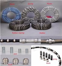 Diamond Wire Saw for Marble, Wire Rope for Dressing Granite, Professional Quarrying Tools,Good Quality Wire Rope for Mining,Multi-Wire Saw for Slab