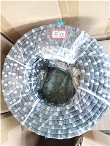 Rubber Plastic Spring Small Wire Saw Beads Diamond Wire for Cutting Marble and Granite