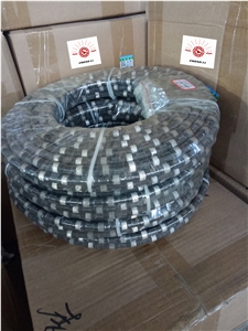 Rubber Plastic Spring Small Wire Saw Beads Diamond Wire for Cutting Marble and Granite