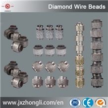 Top Quality Diamond Cutting Tools Rubber Reinforcement 40/M Beads Diamond Wire Saw in Good Price
