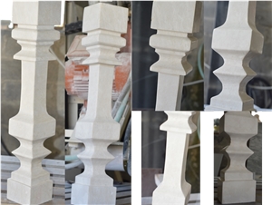 Balustrades Vratza Beige, Vratza Limestone Balustrades