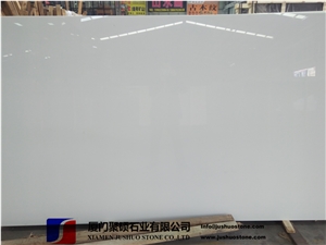 Crystal White Microlite Slabs & Tiles Crystallized Grass Stone