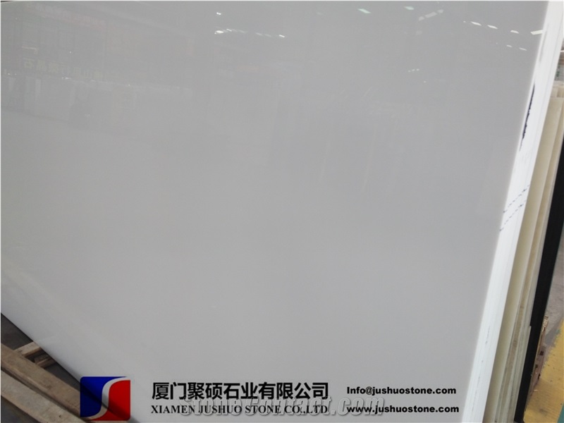 Crystal White Microlite Slabs & Tiles Crystallized Grass Stone