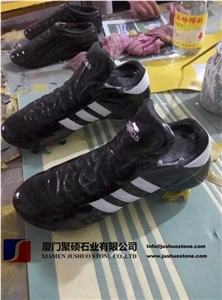 Stone Crafts/Football Shoe Souvenir