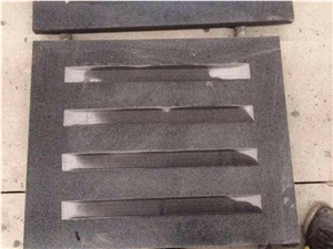 Cheap Gray G654 Sesame Black Granite Rain Water Drainage Pool Coping Floor Deck Drain Gofar