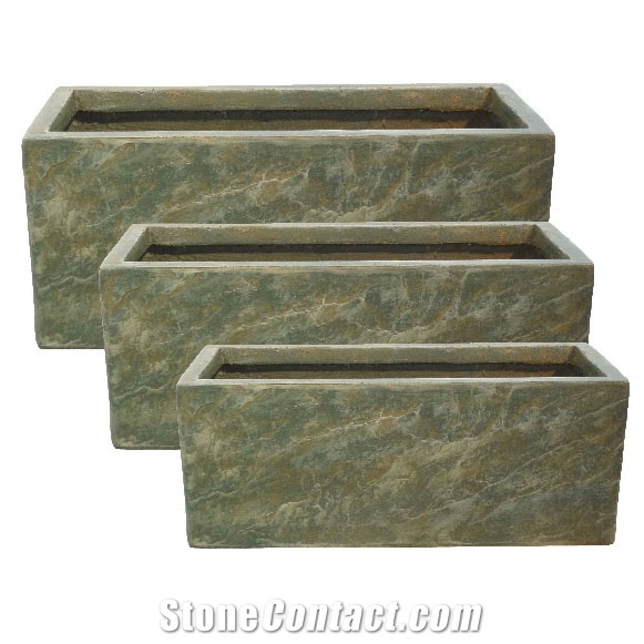 Discount Rust Slate Planter Exterior Garden Flower Pot Flower Stand Planter Boxes Planter Pots Exterior Planters Outdoor Planters Gofar