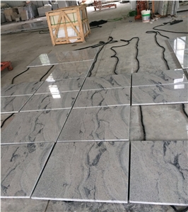 Polished Viscont White Granite Tiles Slabs Machine Cut to Size,Viscon White for Granite Pattern Granite Wall Tiles Floor Covering Granite Slabs Gofar