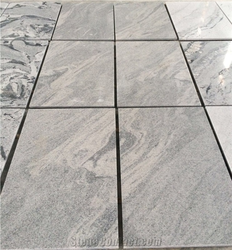 Polished Viscont White Granite Tiles Slabs Machine Cut to Size,Viscon White for Granite Pattern Granite Wall Tiles Floor Covering Granite Slabs Gofar