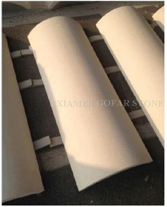 Portugal Beige Classico Crema Limestone Mushroom Stone Split Face, Villa Wall Cladding, Limestone Walling Tiles Covering