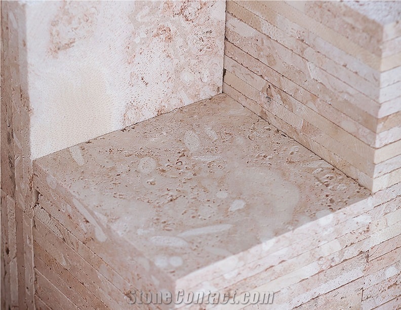White Coral Stone Tiles, Boca Chica Coral Stone