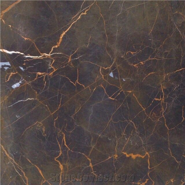 Golden Galaxy Slabs & Tiles, Iran Black Marble