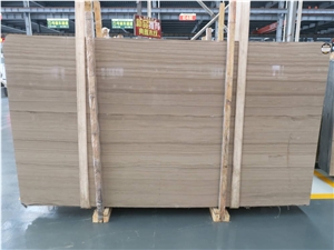 China Athens Grey Wood Grain Marble 1.8Cm Polished Slab Tile
