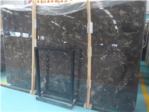 China Emperador Brown Marble Marron Imperial Slab Tile