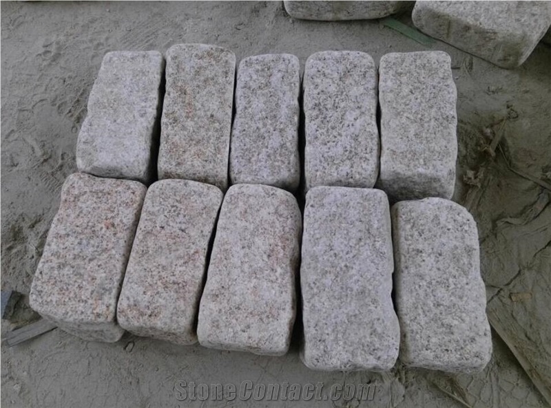 G682 China Yellow Granite Tumbled Stone,Cube Paving Sets,Floor Covering,Garden Stepping Pavements,Walkway Pavers,Courtyard Road Pavers,Exterior