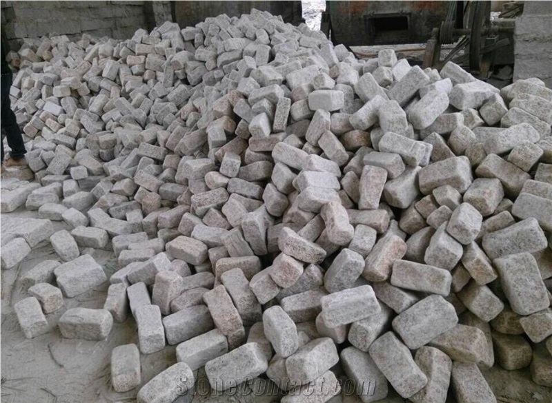 G682 China Yellow Granite Tumbled Stone,Cube Paving Sets,Floor Covering,Garden Stepping Pavements,Walkway Pavers,Courtyard Road Pavers,Exterior