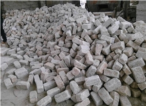 G682 China Yellow Granite Tumbled Stone,Cube Paving Sets,Floor Covering,Garden Stepping Pavements,Walkway Pavers,Courtyard Road Pavers,Exterior