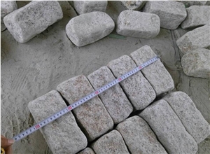 G682 China Yellow Granite Tumbled Stone,Cube Paving Sets,Floor Covering,Garden Stepping Pavements,Walkway Pavers,Courtyard Road Pavers,Exterior