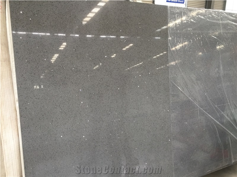 Hot Sale Quartz Stone Slabs,Cheapest Black Quartz,Quartz Stone Tops,Artificial Stone Slabs,Engineered Stone,Black Quartz with Mirror