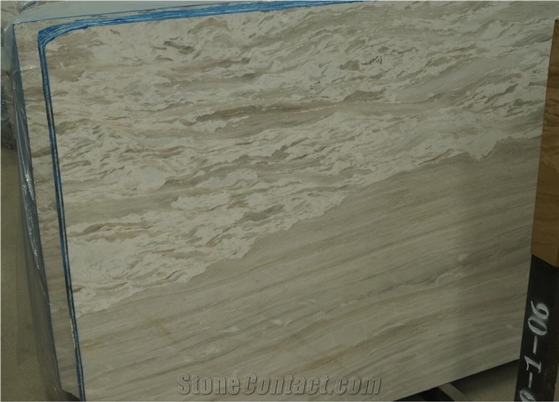 Ionia White Marble Egeo Ondulato Semi White Cloudy Fantasy