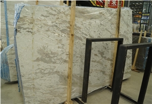 Ionia White Marble Egeo Ondulato Semi White Cloudy Fantasy