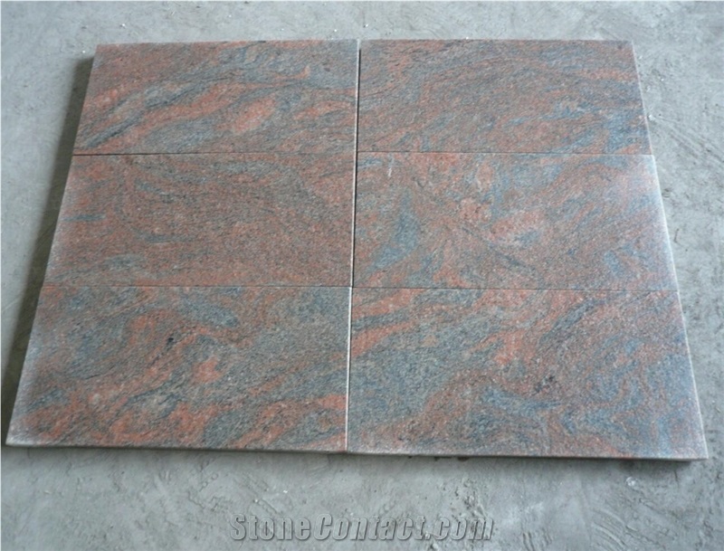 Red Symphony Granite,Multicolor Red in China,Tile and Slab for Wall Covering and Floor Use,Direct Factory Own Quarry with Ce Certificate,Cheap Price