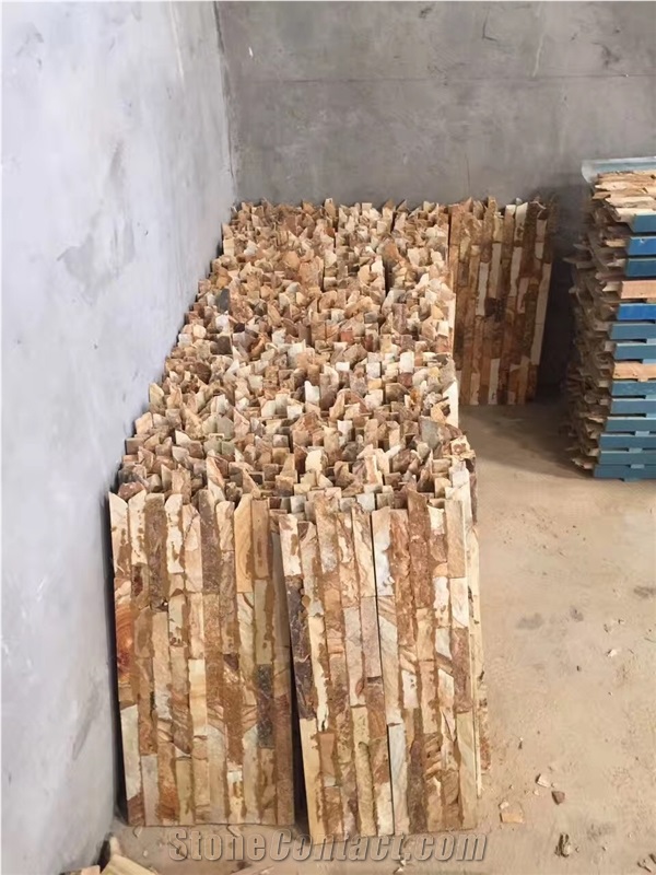 Rusty Slate Stacked Stone Veneer